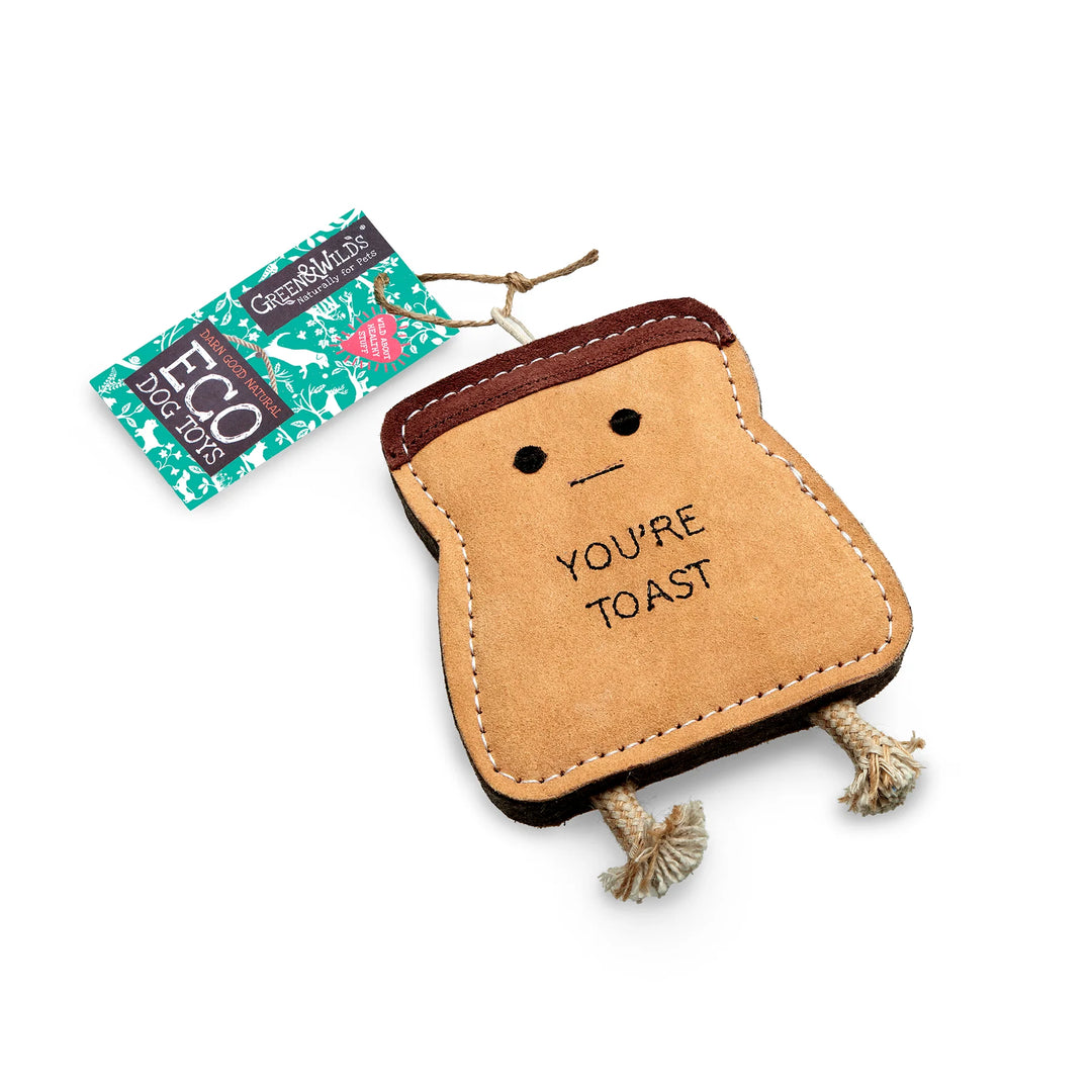 You're Toast dog toy