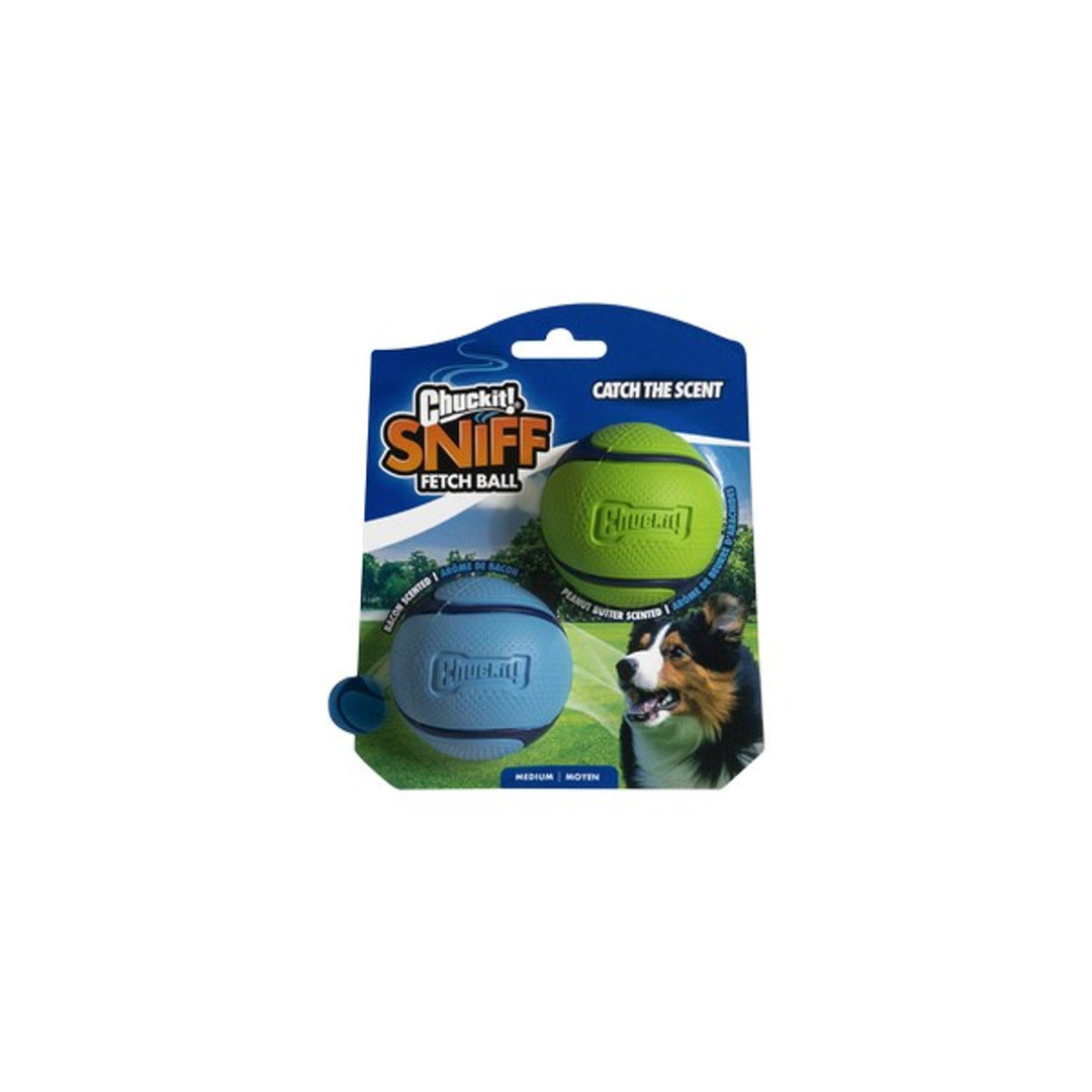 Chuckit! Sniff Fetch Balls Duo Medium 2 Pack
