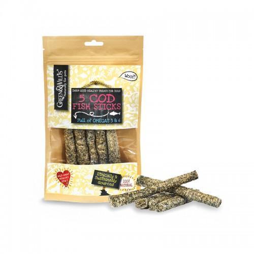 Green & Wild's Cod Fish Sticks treats