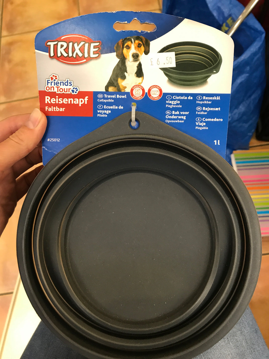 Collapsible Travel Bowl