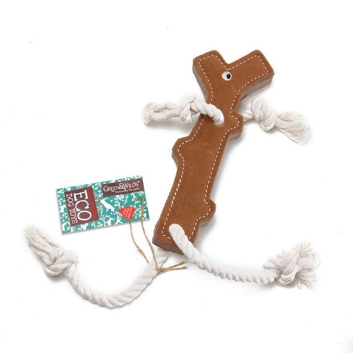 Stick man dog toy