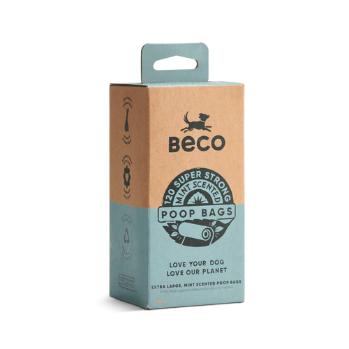 Beco Mint scented poo bags (120 bags )