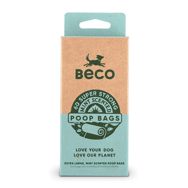 Beco Mint scented poo bags (60 bags )