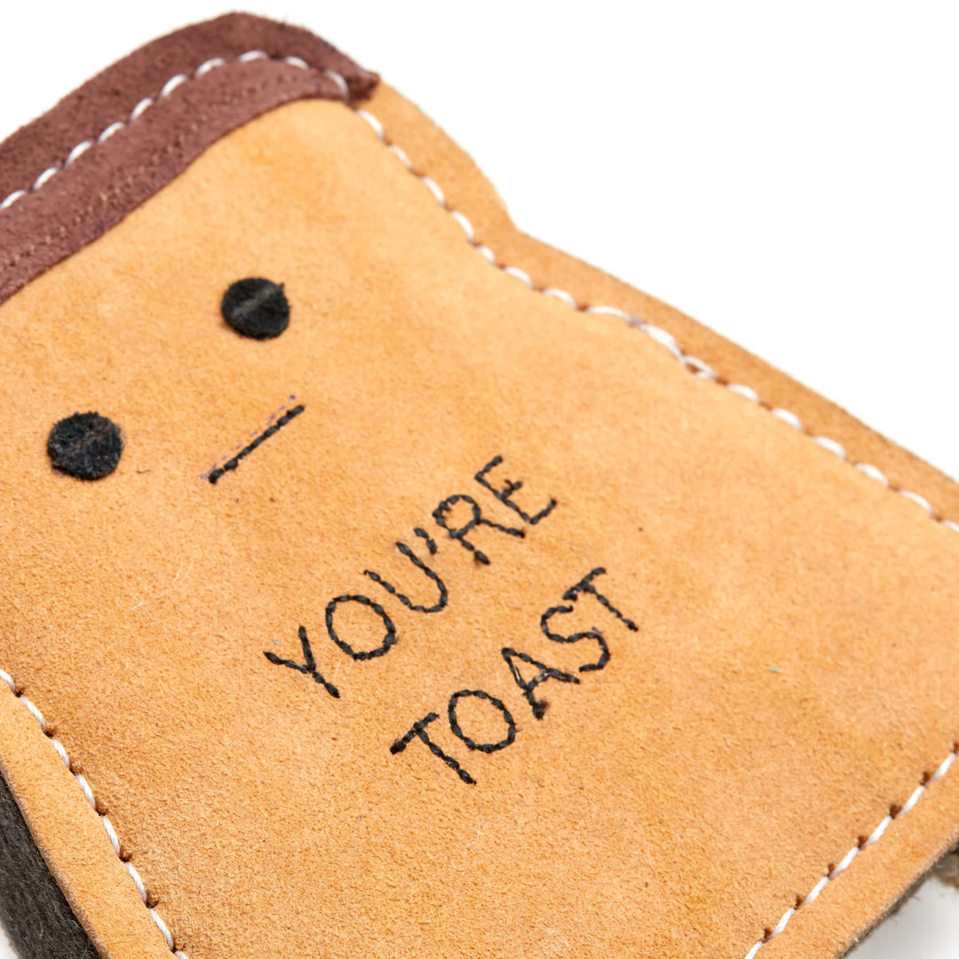 You're Toast dog toy