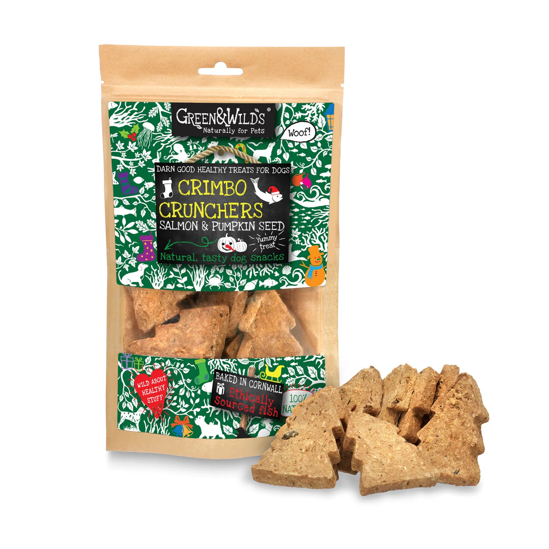 Crimbo Crunchies with Salmon &amp; Pumpkin
